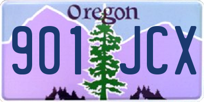 OR license plate 901JCX