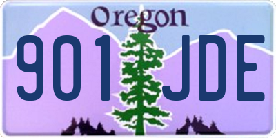 OR license plate 901JDE