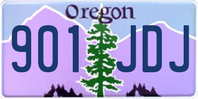 OR license plate 901JDJ