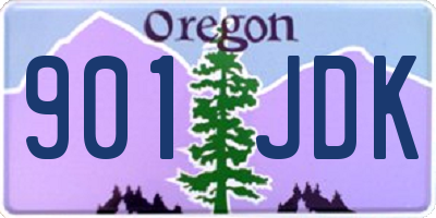 OR license plate 901JDK