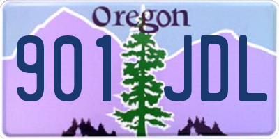 OR license plate 901JDL