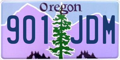 OR license plate 901JDM