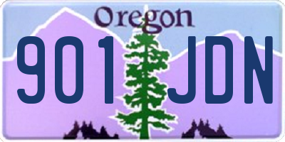 OR license plate 901JDN