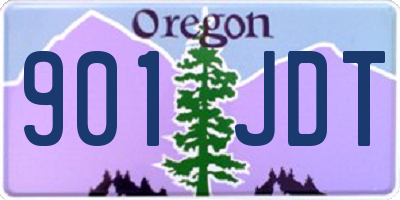 OR license plate 901JDT