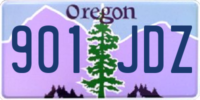 OR license plate 901JDZ