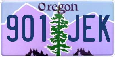 OR license plate 901JEK