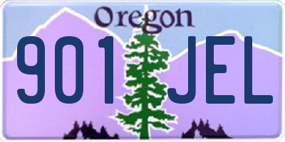 OR license plate 901JEL