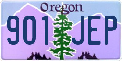 OR license plate 901JEP
