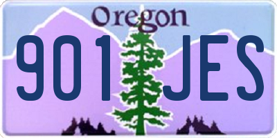 OR license plate 901JES