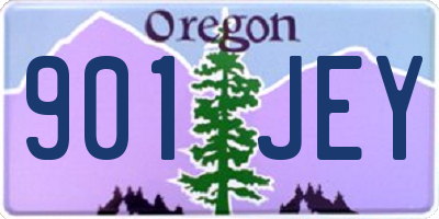 OR license plate 901JEY