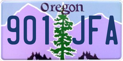 OR license plate 901JFA