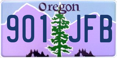 OR license plate 901JFB