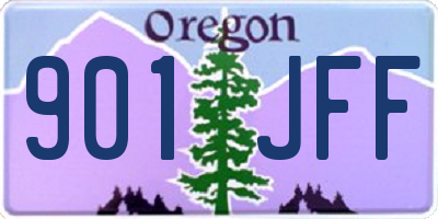 OR license plate 901JFF