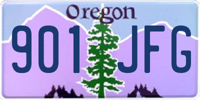 OR license plate 901JFG