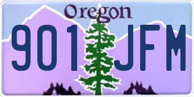 OR license plate 901JFM
