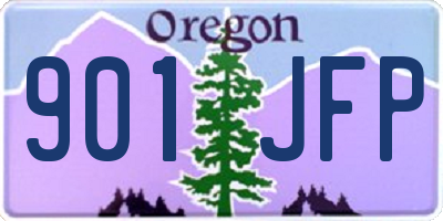 OR license plate 901JFP