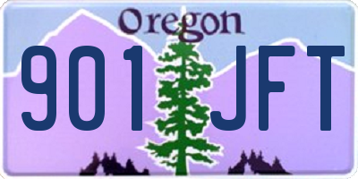 OR license plate 901JFT