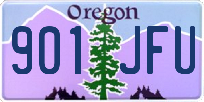 OR license plate 901JFU