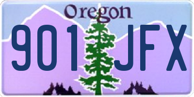 OR license plate 901JFX