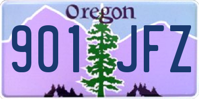 OR license plate 901JFZ