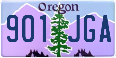 OR license plate 901JGA