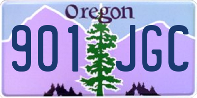 OR license plate 901JGC