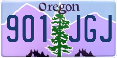 OR license plate 901JGJ