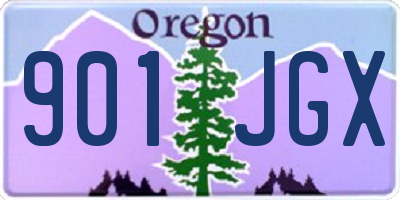 OR license plate 901JGX