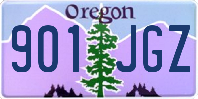 OR license plate 901JGZ