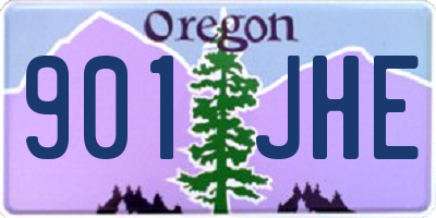 OR license plate 901JHE