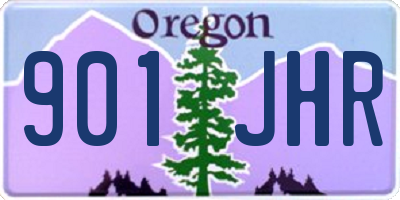 OR license plate 901JHR
