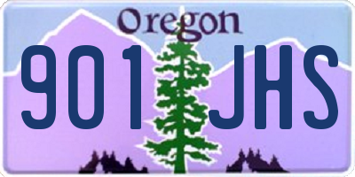 OR license plate 901JHS