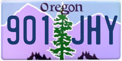OR license plate 901JHY