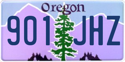 OR license plate 901JHZ