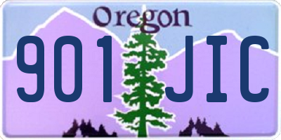 OR license plate 901JIC