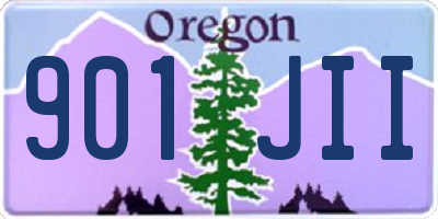 OR license plate 901JII