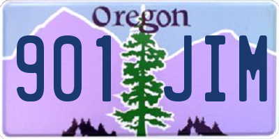 OR license plate 901JIM