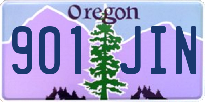 OR license plate 901JIN