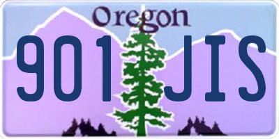 OR license plate 901JIS