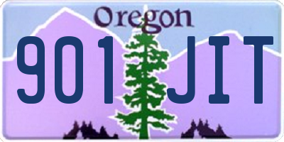 OR license plate 901JIT