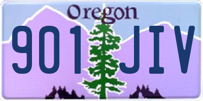 OR license plate 901JIV