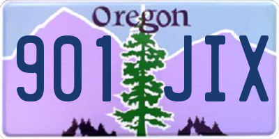 OR license plate 901JIX