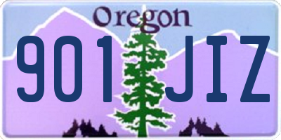 OR license plate 901JIZ