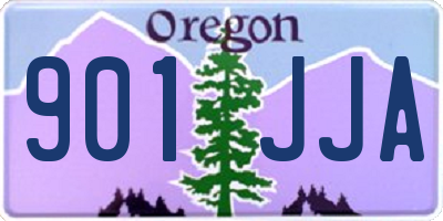 OR license plate 901JJA