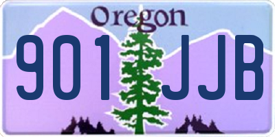 OR license plate 901JJB