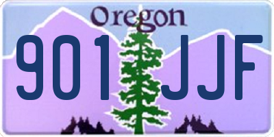 OR license plate 901JJF