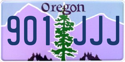 OR license plate 901JJJ