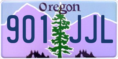 OR license plate 901JJL