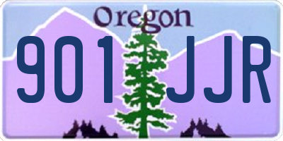 OR license plate 901JJR