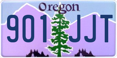 OR license plate 901JJT
